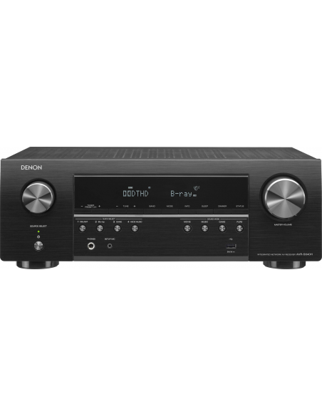 DENON AVR-S640H Receptor A / V de 5.2 canales x 75 Watts con HEOS