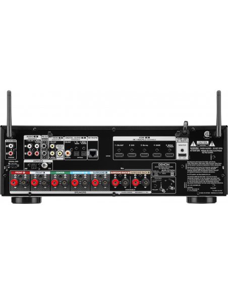 DENON AVR-S540BT Receptor A / V Bluetooth de 5.2 canales x 70 vatios