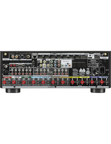 DENON AVR-X4500H Receptor A / V de 9.2 canales x 125 Watts con HEOS