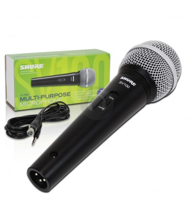 Microfono Dinamico Vocal Shure SV100