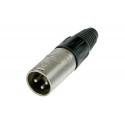 Conector Neutrik Macho XLR NC3MX