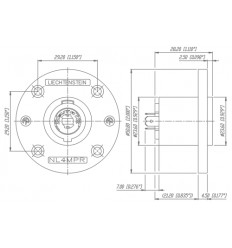 Conector Chasis 4 Polos Neutrik NL4MPR 2