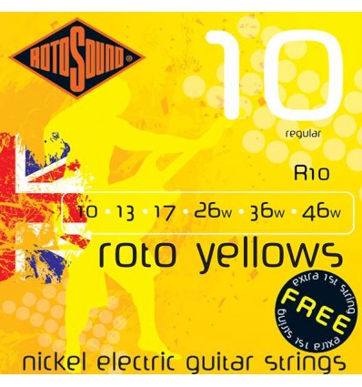 Cuerdas de Guitarras Roto Yellow RotoSound R10