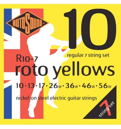 Cuerdas de Guitarras Roto Yellow RotoSound R10-7