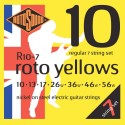 Cuerdas de Guitarras Roto Yellow RotoSound R10-7