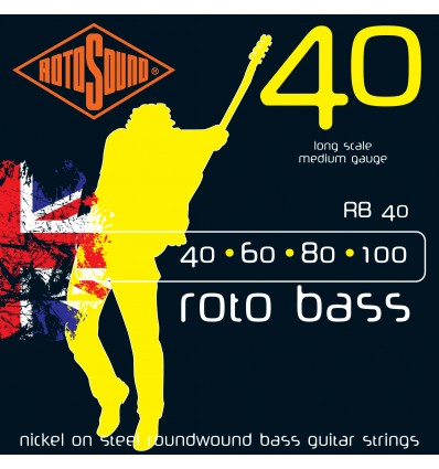 Cuerdas de Bajo RotoSound RB40