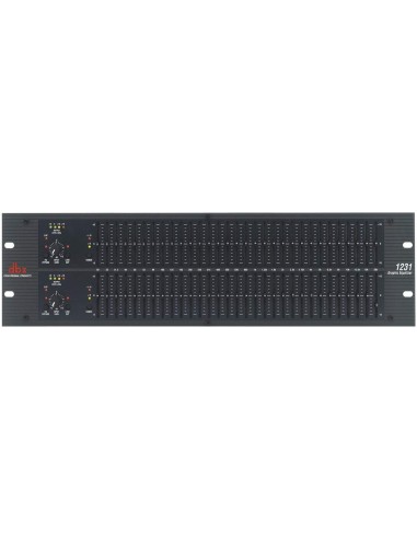 Ecualizador DBX 1231 doble canal de 31 bandas.